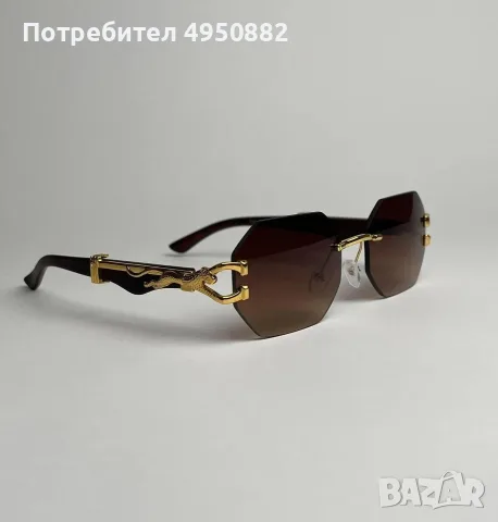 Слънчеви очила La Phanthere нови, черни и кафяви с UV400 защита, снимка 3 - Слънчеви и диоптрични очила - 56161559