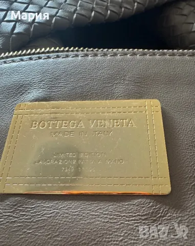Голяма дизайнерска чанта Bottega Veneta от естествена кожа нова, снимка 5 - Чанти - 49726753