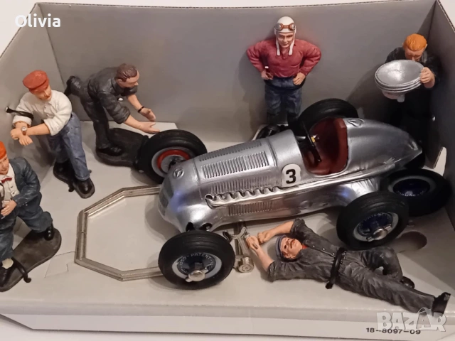 Schuco-Classic Mercedes Grand Prix 1936 (Studio 1050) – Колекционерски комплект 1:24 Diorama/Диорама, снимка 2 - Други - 53810075