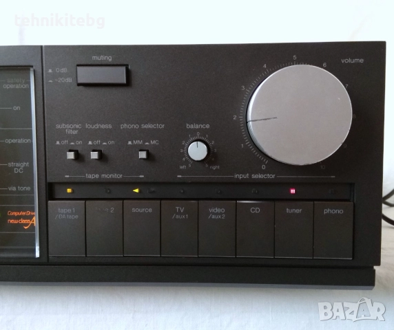 ⭐⭐⭐ Technics SU-V6X ⭐⭐⭐ Висок клас усилвател , почти като нов , 2 х 100 вата, снимка 4 - Ресийвъри, усилватели, смесителни пултове - 52223397