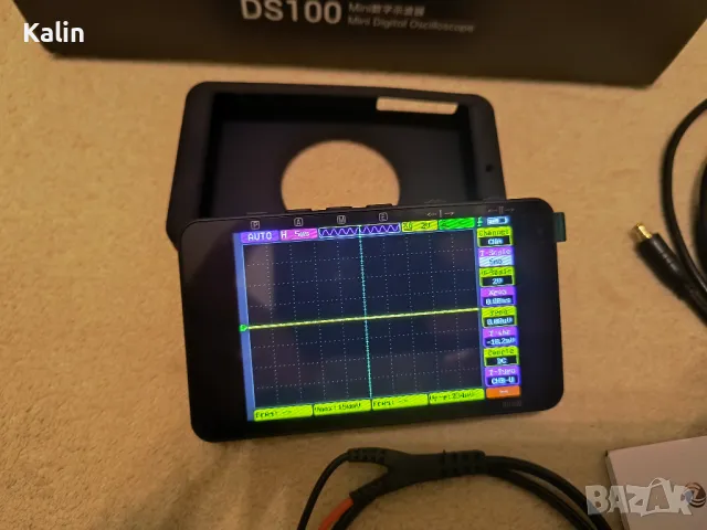 Alientek DS100 50Mhz 250M 3.5IPS Двуканален осцилоскоп с генератор, снимка 7 - Друга електроника - 49741288