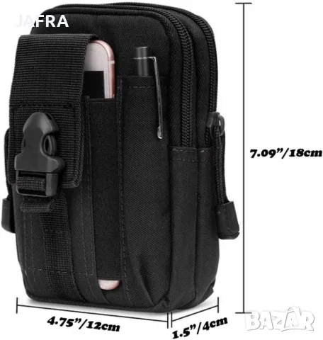 Военно Тактическа Чанта MOLLE за Колан и Раница - Компактна и Многофункционална, снимка 3 - Чанти - 48646432