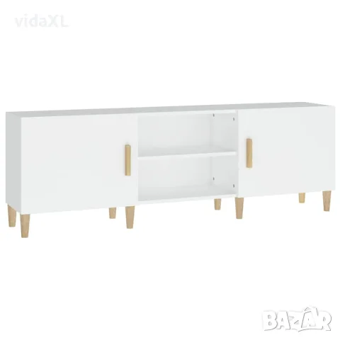 vidaXL ТВ шкаф, бял, 150x30x50 см, инженерно дърво, снимка 1 - Шкафове - 56148050