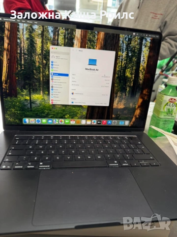 Лаптоп Apple MacBook Air 15" M4 256GB Midnight mw1l3 , 15.30 , 16 , 256GB SSD , Apple 10 Core GPU , 