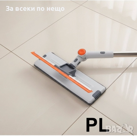 Многофункционален 2-в-1 флат моп с микрофибър и уейдж Код P1668, снимка 2 - Други стоки за дома - 52937901