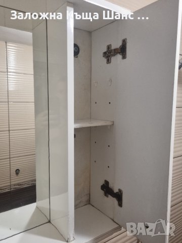 Горен огледален шкаф за баня , снимка 6 - Шкафове - 41926028