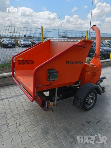 Дробилка за клони 15 см Timberwolf TWSX200PHB ПОД НАЕМ, снимка 4 - Други машини и части - 39294482