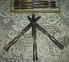 Антикварни трапезни ножове Au Kabyle, к-т 12 бр., снимка 9
