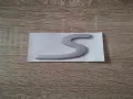 сребриста емблема Porsche S голям размер, снимка 1