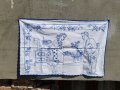 Старинен бродиран ковьор,покривка за стена #22, снимка 1