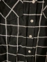 Нова дамска черна карирана риза S размер, снимка 3