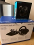 Волан с педали и скоростен лост Logitech - G923, PS4/PS5/PC, черен, снимка 1