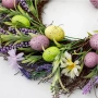 Декоративен великденски венец Mercado Trade, Яйца и лавандула, снимка 3
