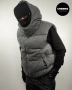 Мъжки пухен елек с качулка MANGO Hooded Puffer Vest – размер XXL, снимка 4
