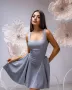 Сива дамска рокля 🎀, снимка 1