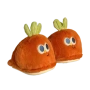 Домашни 3D Чехли Моркови Весели Крачета плюшени домашни чехли пантофи морков, снимка 4