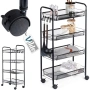 Метална етажерка с колелца на 4 нива 568028, снимка 1