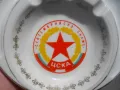 БЪЛГАРСКИ ПОРЦЕЛАНОВ ПЕПЕЛНИК ЦСКА , снимка 3