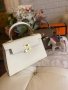 Чанта Кели*ЕРМЕС 25см*Hermes Kelly Mini*Epsom Leather Gold Hardware, снимка 3