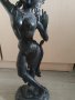 старинна,антична азиатска бронзова статутка, снимка 3