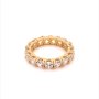 Златен дамски пръстен Tiffany 4,12гр. размер:53 14кр. проба:585 модел:16801-3, снимка 2