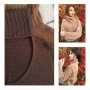Нов пуловер цвят камел, снимка 1 - Блузи с дълъг ръкав и пуловери - 41511896