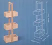 етажерка с кутии от бамбук за баня и др., снимка 2