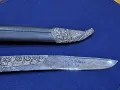 Сребърен османски отомански балкански нож , снимка 5