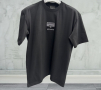 Emporio Armani тениска с къс ръкав и бродирано лого, цвят черен, снимка 1 - Тениски - 44719285