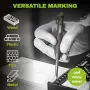 Нов Метален строителен молив Tracer Pencil 2.0 за дърво метал плочки с 12 графита и кобур, снимка 10