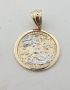 Златен медальон СВЕТИ ГЕОРГИ, снимка 1 - Колиета, медальони, синджири - 36144125
