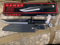 Нож “RAMBO”+Подарък-Гривна за Оцеляване, снимка 1 - Ножове - 44767203