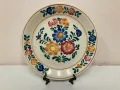 Порцеланова, ръчно рисувана чиния за стена, снимка 1