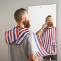 Пелерина за мъже за подстригване и оформяне на брадата в домашни условия America, снимка 1 - Фризьорски принадлежности - 44400671