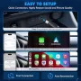Нов Мини Безжичен CarPlay за iPhone Авто Свързване в Секунди Айфон кола, снимка 5