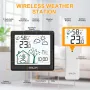 Bluetooth и Wifi  метеорологична станция  с външен сензор LEVIPE, снимка 7