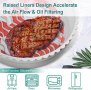 Нови 2 броя силиконова кошница тава за въздушен фритюрник Air Fryer + четка, снимка 5