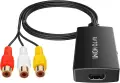 RCA към HDMI конвертор с HDMI кабел, за гледане на Sky/DVD/STB на HD телевизори, снимка 7