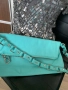 Оригинална дамска тюркоазена чантичка, снимка 1