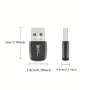 USB WiF адаптер,WiFi 6, AX286 външна мрежова карта, снимка 3