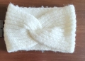 Бяла дамска лента за коса , снимка 2