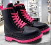 Дамски Боти Black/Pink, снимка 3