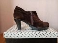 Нови!Кафяви Боти Ест Велур, снимка 2