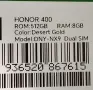 Honor 400 5G 8G RAM 512ROM 200MPixela, снимка 7