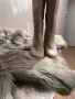 Стилни ботуши в сиво/бежево, снимка 6