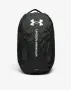 UNDER ARMOUR Hustle 6.0 Backpack Black/White Страхотна раница , снимка 1