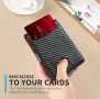 Rfid Портфейл за кредитни карти, лични документи и пари, снимка 3