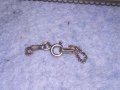 СТАРА СРЕБЪРНА ИТАЛИАНСКА КАРАБИНКА СРЕБРО 925 ЗАКОПЧАЛКА За КОЛИЕ ГРИВНА ВЕРИЖКА 25987, снимка 6