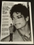 Винтидж снимка картичка на ПОП ИКОНАТА Michael Jackson рядка за КОЛЕКЦИЯ 51165, снимка 1
