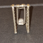 Сребърна бижутерия-миниатюрна сребърна люлка
